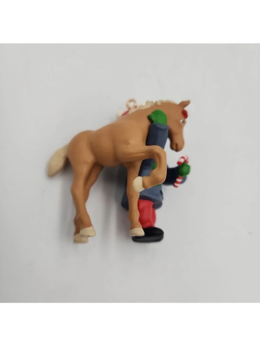 Vintage 1991 Hallmark Keepsake Christmas Ornament “Sweet Talk”Little Girl &Pony